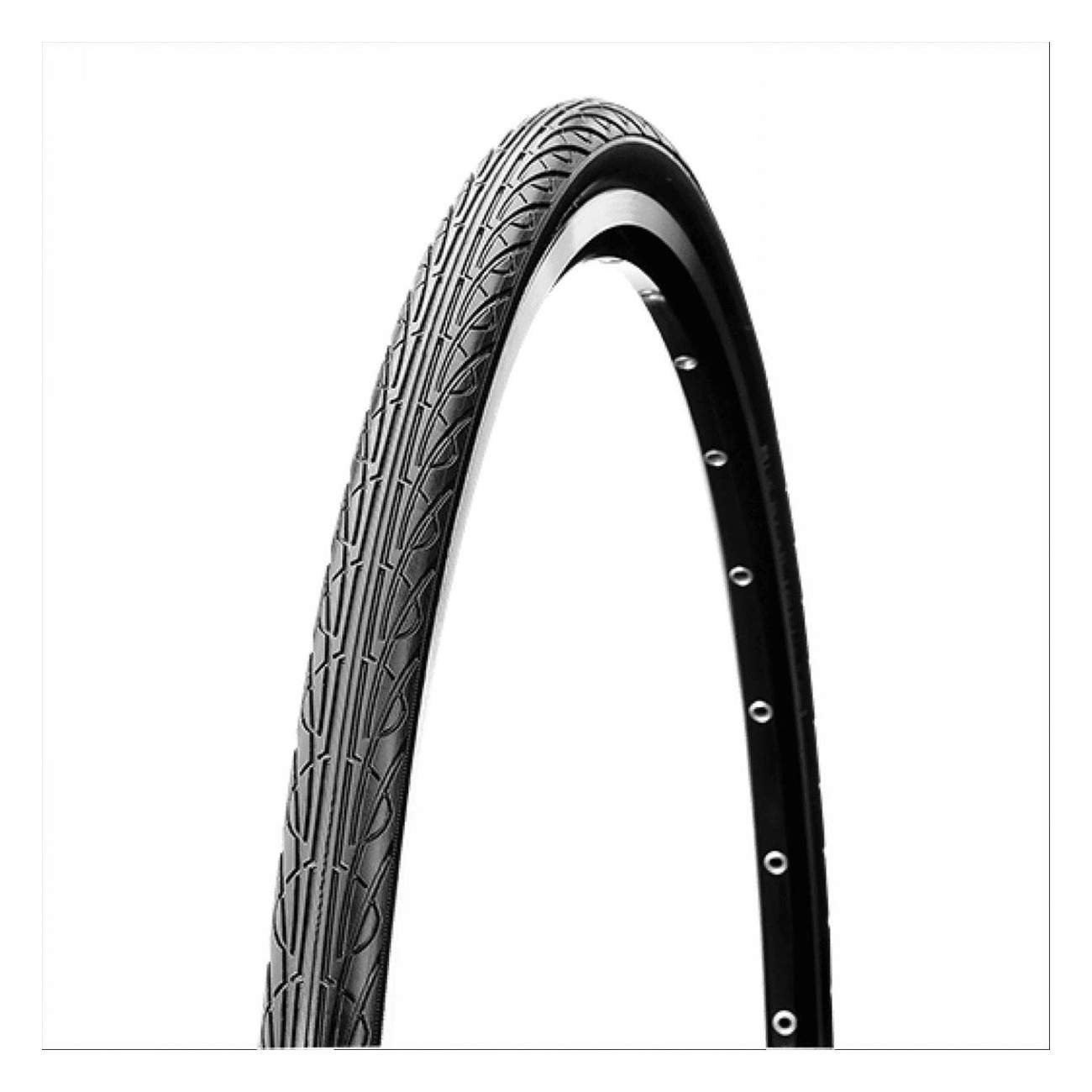 700x32 Black Rigid Tire for City Trekking - Performance and Style - 2