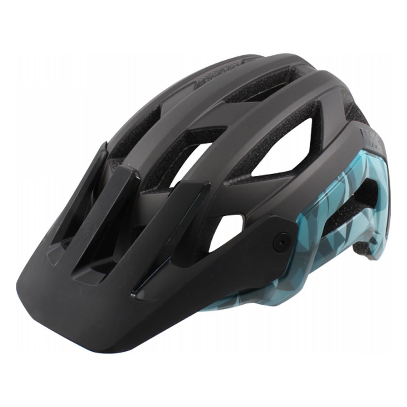 Casco MTB Phantom Negro y Azul Talla L (59-62 cm) con Ventilación y Tecnología In Mold - 1