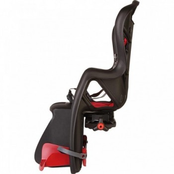 Seggiolino Posteriore Pepe per Portapacco Bicicletta - Nero/Rosso, Sicurezza e Comfort per Bambini fino a 22 kg - 2 - Seggiolini