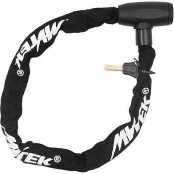 MVTEK 6mm x 800mm Black Chain Lock with Protective Coating - 1