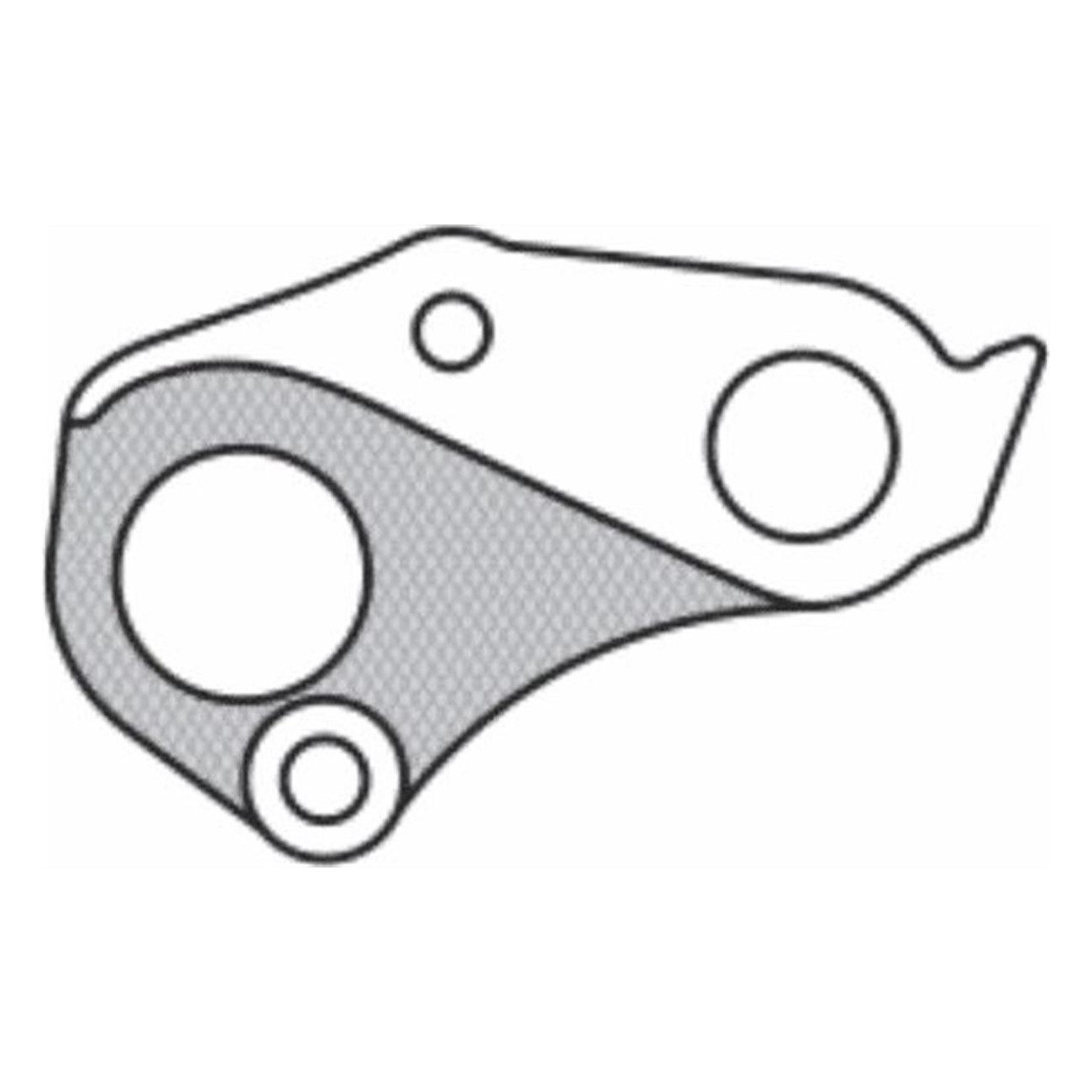 GH-261 Aluminum Derailleur Hanger - Durable and Lightweight for Bicycle - 1