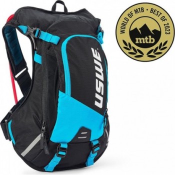 Mochila Hidratante USWE MTB Hydro 12 Litros Azul con Sistema No Dancing Monkey - 1