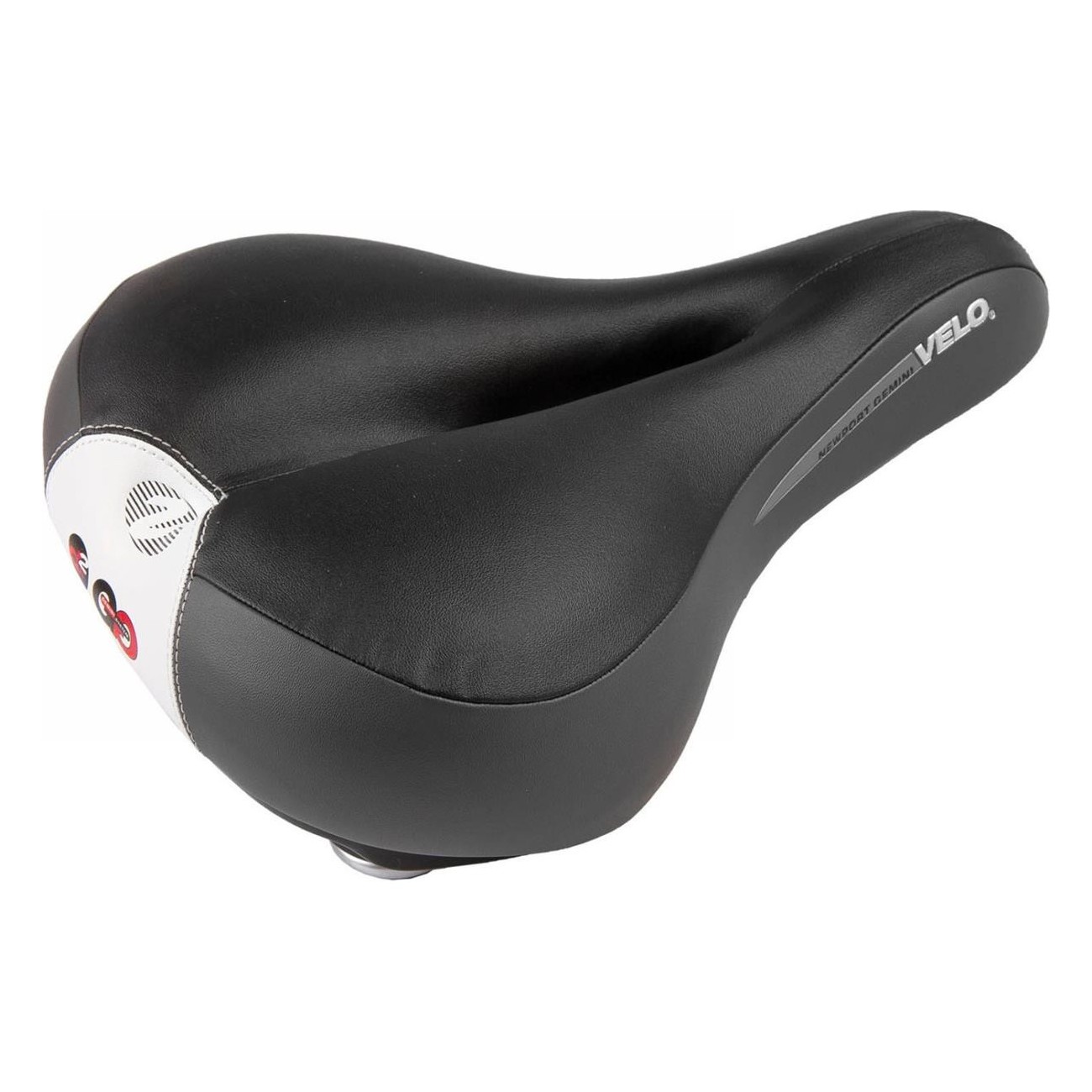 Selle VELO Newport Gemini 270x211 mm, Cadre en Acier, 858g, Sans Collier - 1