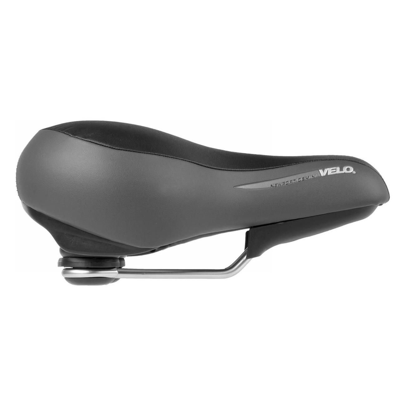 Selle VELO Newport Gemini 270x211 mm, Cadre en Acier, 858g, Sans Collier - 2