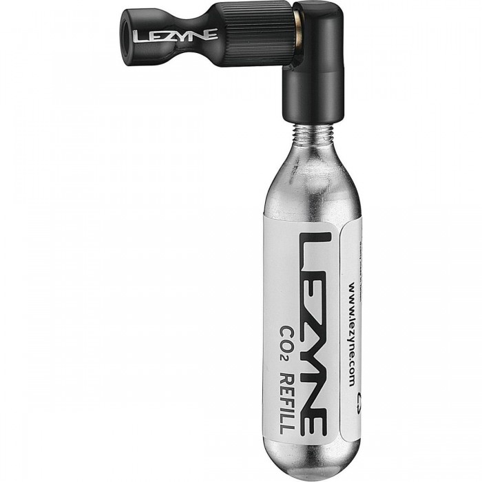 Lezyne CO2 Pompa Trigger Drive Nera con Cartuccia 16g - Gonfiaggio Facile e Controllato per Valvole Presta e Schrader - 1 - Bomb