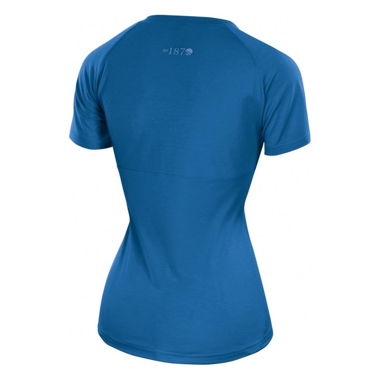 T-shirt Femme Bleue Taille L Trekking Voyage Polyester Lyocell - 2