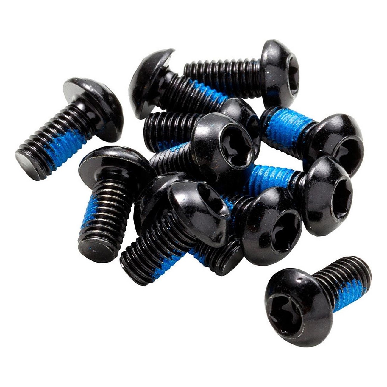 Juego de Tornillos para Rotor Disco Inverso - 12 Piezas Negras en Acero S10B21 - 1