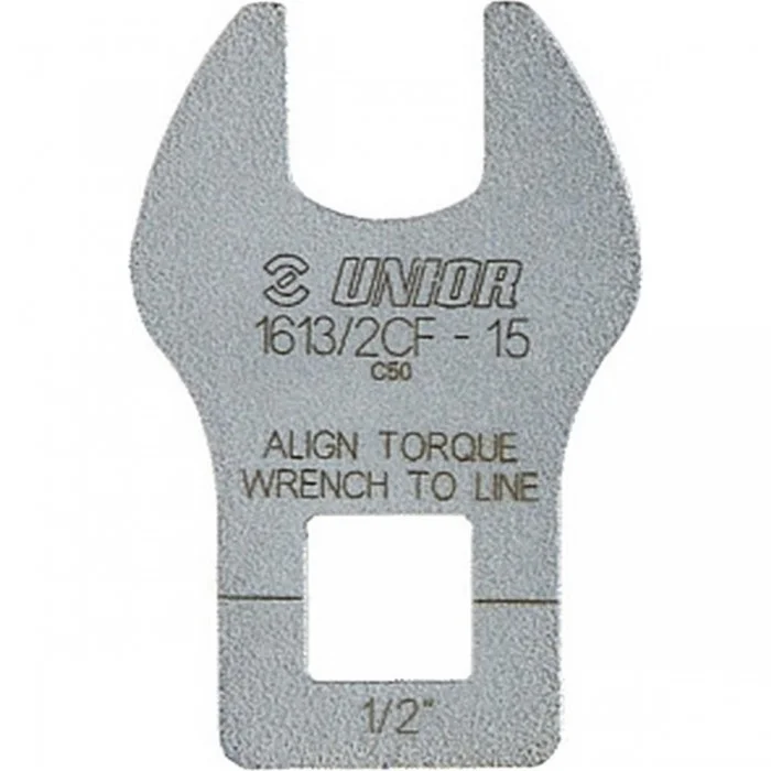 Llave para Pedales Crowfoot 1613/2cf - 15 mm, Compatible con Llaves Dinamométricas 1/2'' - 1