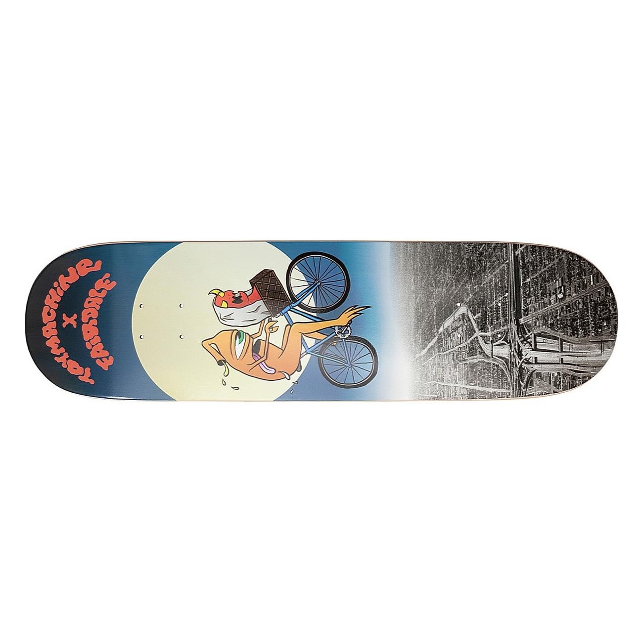 Fairdale x Toy Machine Skateboard 8.5' - Limitierte Auflage Rot/Blau/Grau - 2