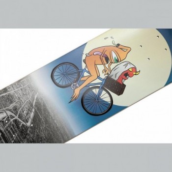 Planche à roulettes Fairdale x Toy Machine 8.5' - Édition Limitée Rouge/Bleu/Gris - 4