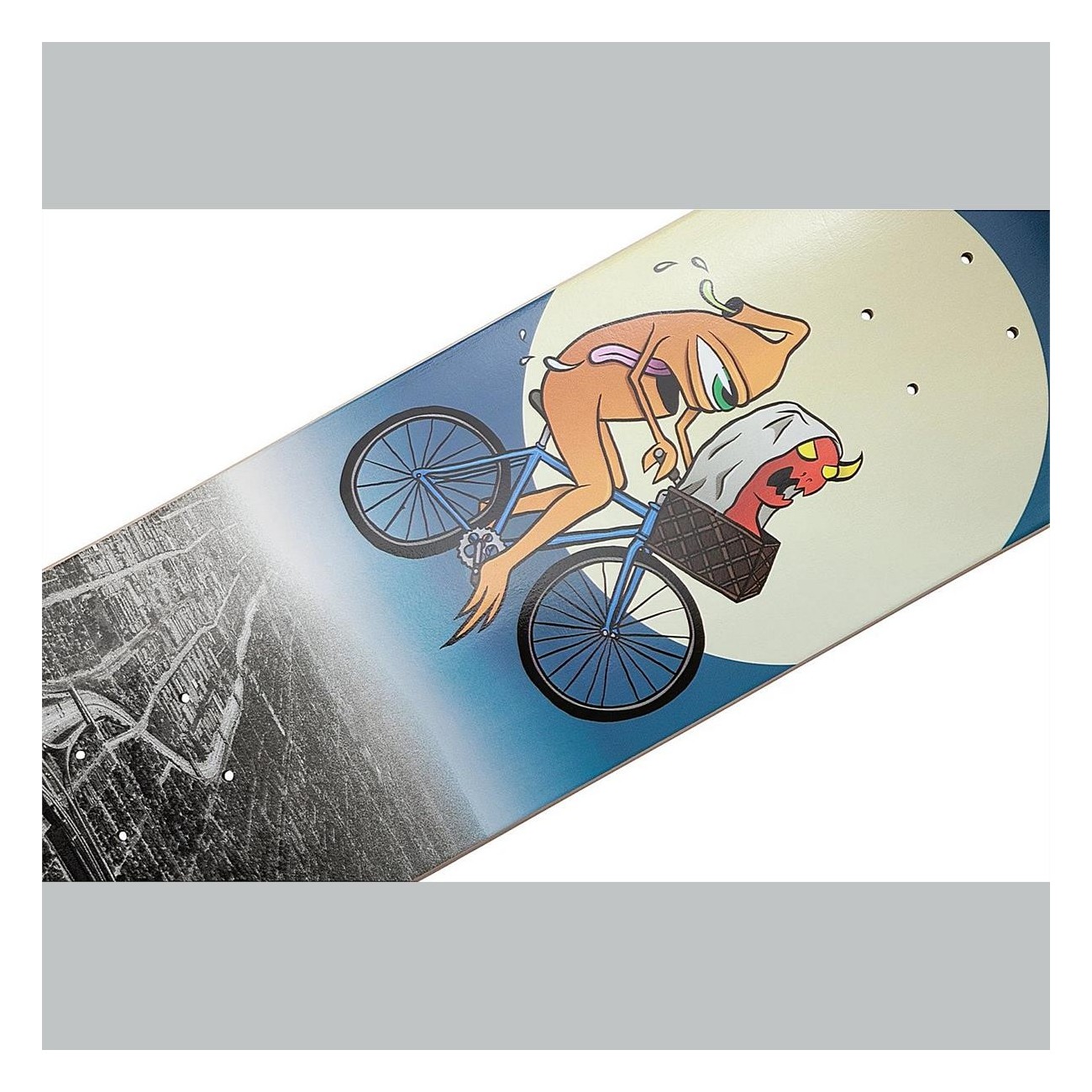 Planche à roulettes Fairdale x Toy Machine 8.5' - Édition Limitée Rouge/Bleu/Gris - 4