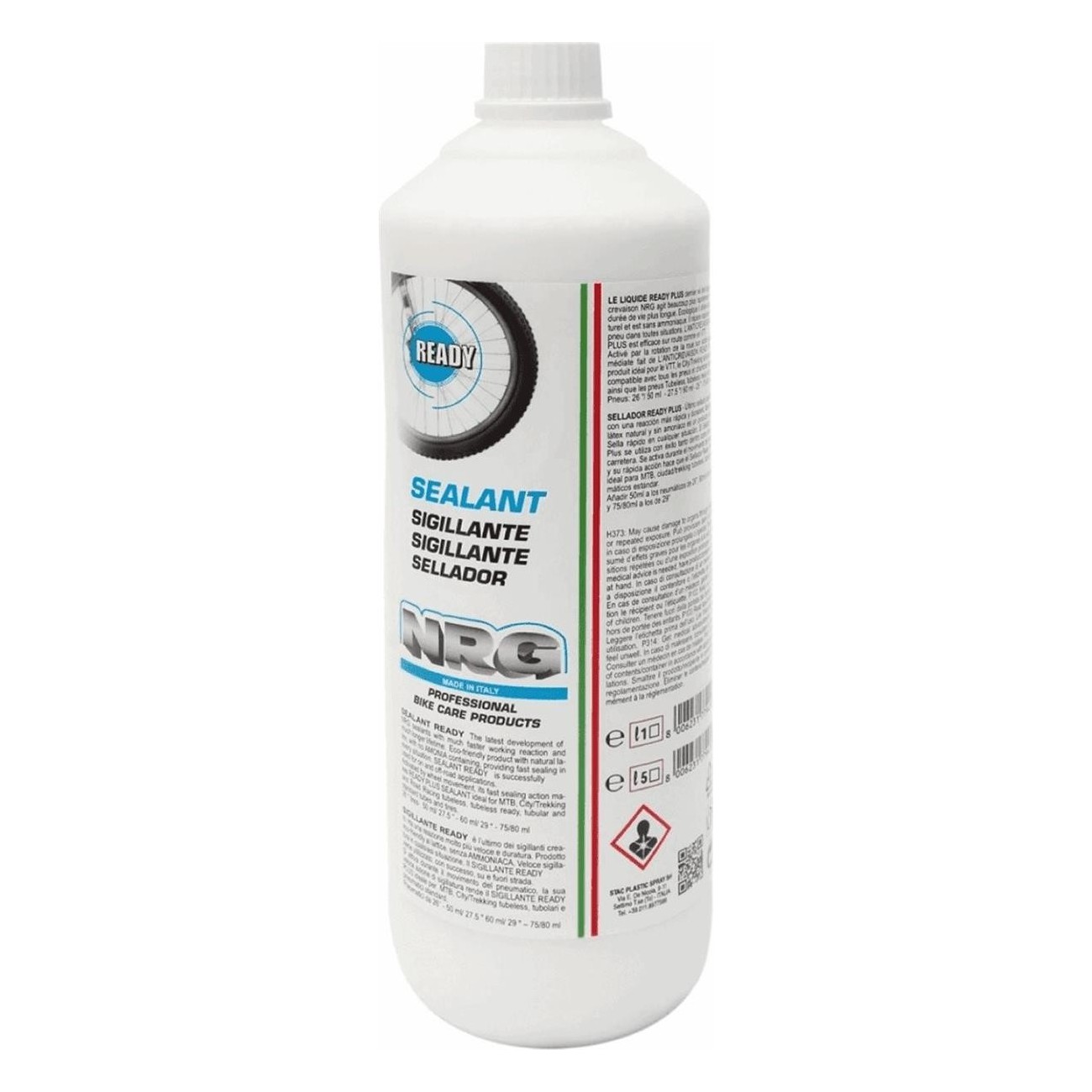 Tubeless Ready Sealant 1000 ml for Tires and Inner Tubes, Ammonia-Free - 1