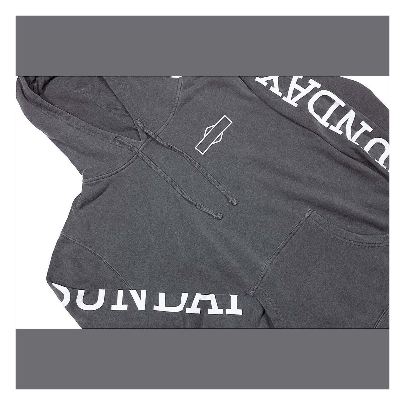 Sudadera Unisex Sunday Rockwell Box en Algodón Pigment Black - Talla M - 3