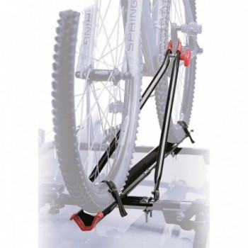 Portabici da Tetto per Auto Uni-Bike in Acciaio, Compatibile con Barre fino a 60 mm, per 1 Bicicletta - 1 - Portabici - 80150580