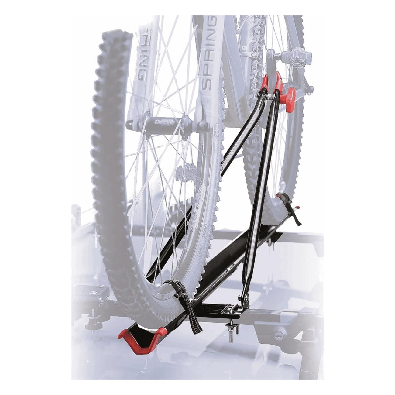 Roof Bike Carrier for Cars Uni-Bike in Steel, Fits Bars up to 60 mm, for 1 Bike - 1