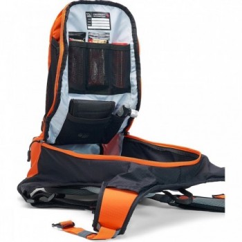 USWE Patriot 15L Orange-Black Backpack with Back Protector for MTB - 4