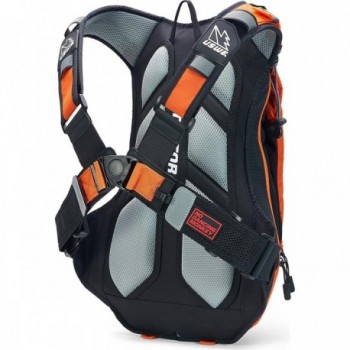 USWE Patriot 15L Orange-Black Backpack with Back Protector for MTB - 5