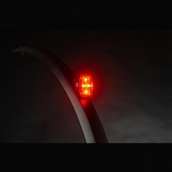 Lezyne E-Bike StVZO 11 Lumen Rear Light, Red and Black, with Fender Alert - 3