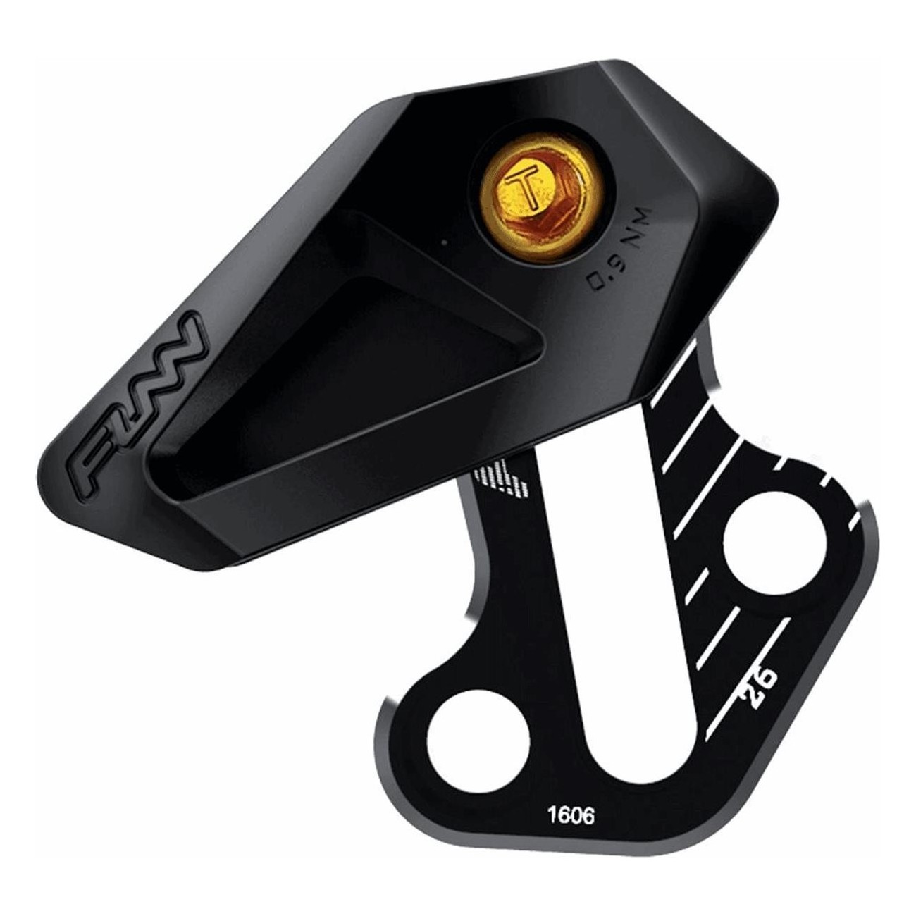 Zippa Lite Chain Guide in Black Aluminum for SRAM SR, 26/36 Teeth, 24g - 1