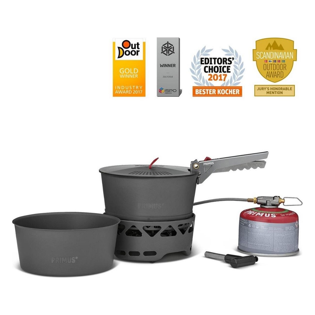 PrimeTech Stove System 1.3L: Efficient Cooking System for Camping - 1