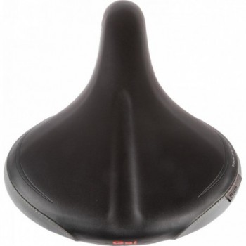 Selle Confort Velo Plush Tour DS Gel Noir avec Ressorts Amortisseurs et Gel Recyclable - 4