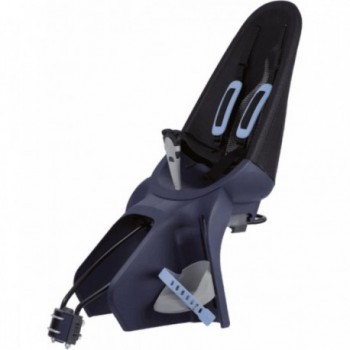 Qibbel Air Black/Blue Rear Bike Seat - Frame up to 22 kg, Ergonomic & Safe - 1