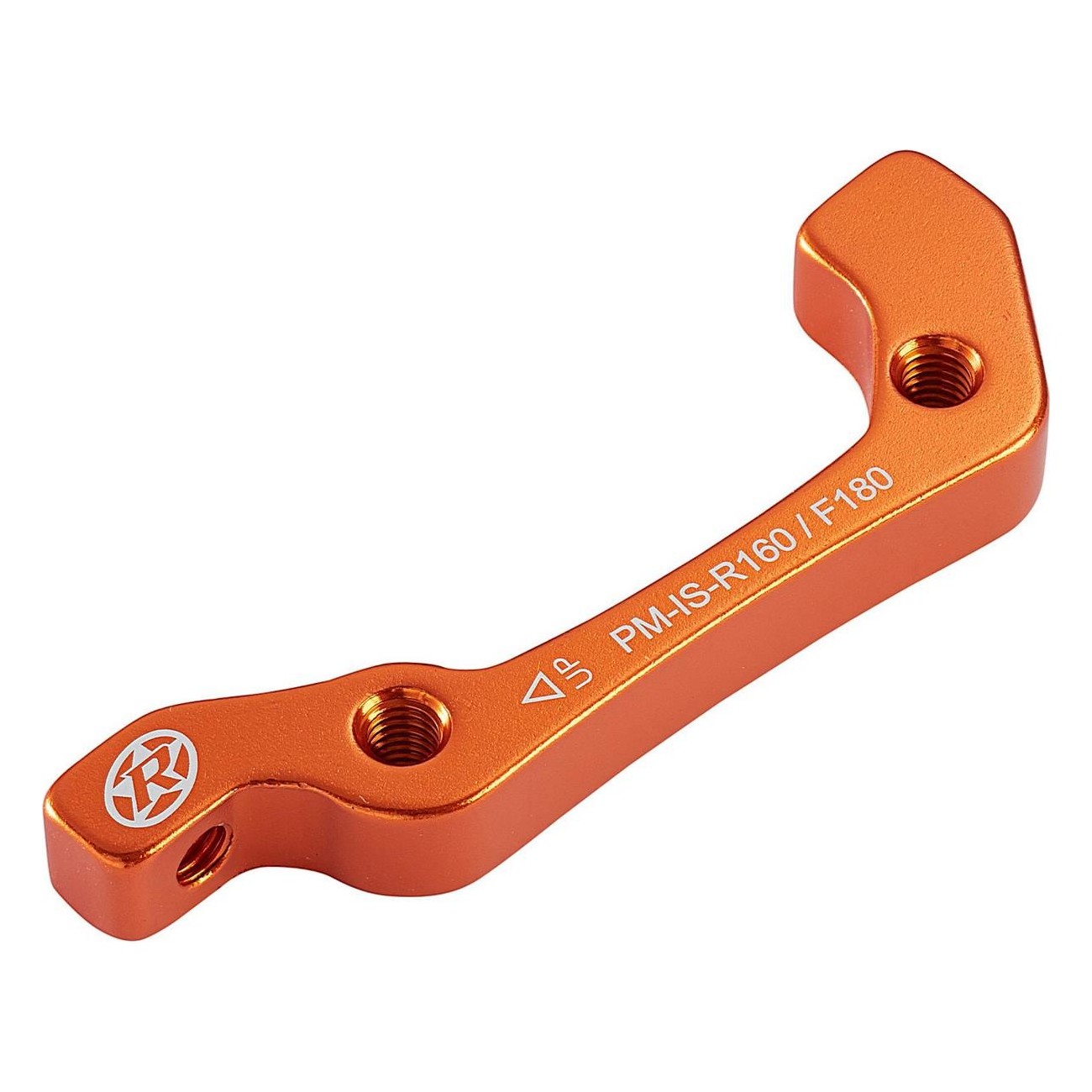 Bremsscheibenadapter IS-PM 180mm vorne und 160mm hinten orange für Shimano, Avid, Hayes - 1