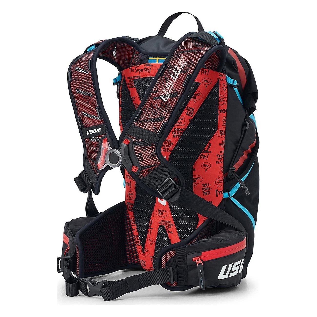 Zaino USWE Hajker 18S Nero - 18 Litri, Resistente e Versatile per Avventure Outdoor - 1 - Zaini - 7350069253446