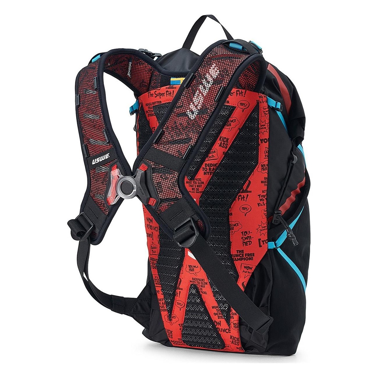 Mochila USWE Hajker 18S Negra - 18 Litros, Resistente y Versátil para Aventuras - 8