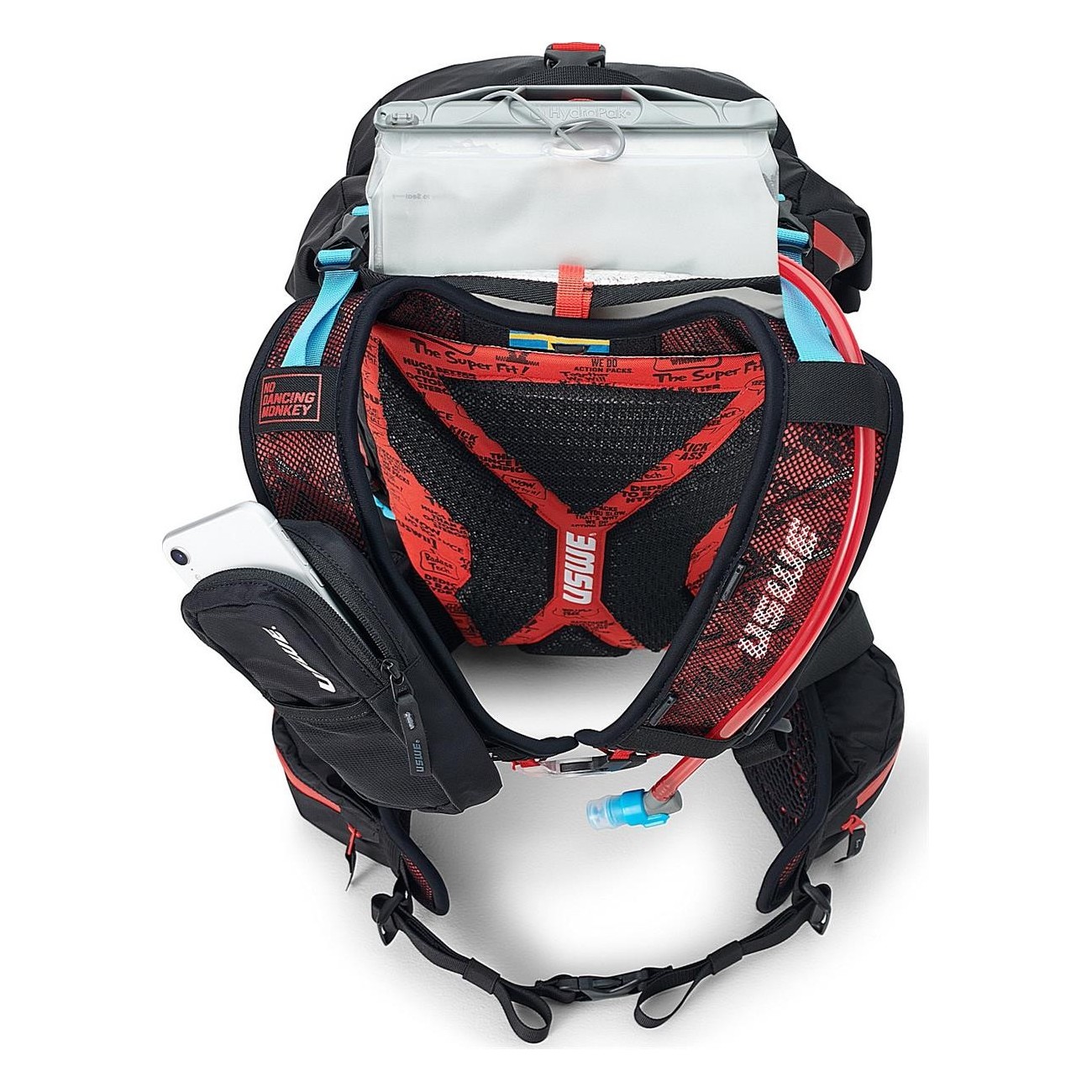 Zaino USWE Hajker 18S Nero - 18 Litri, Resistente e Versatile per Avventure Outdoor - 9 - Zaini - 7350069253446