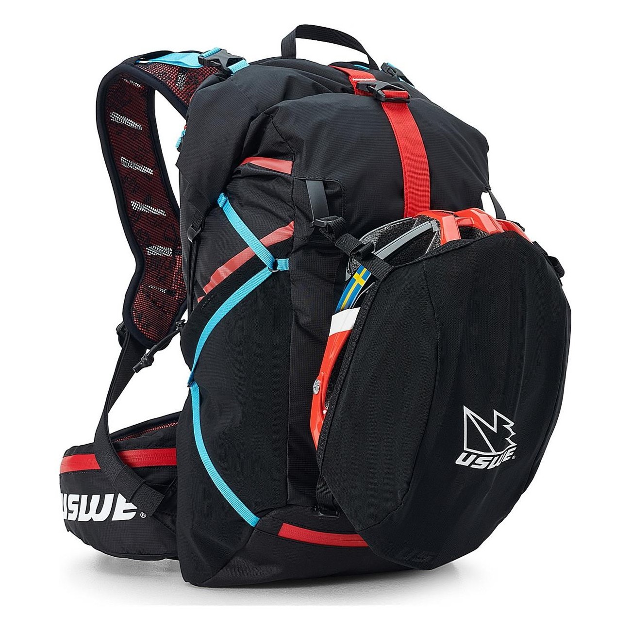 Zaino USWE Hajker 18S Nero - 18 Litri, Resistente e Versatile per Avventure Outdoor - 10 - Zaini - 7350069253446