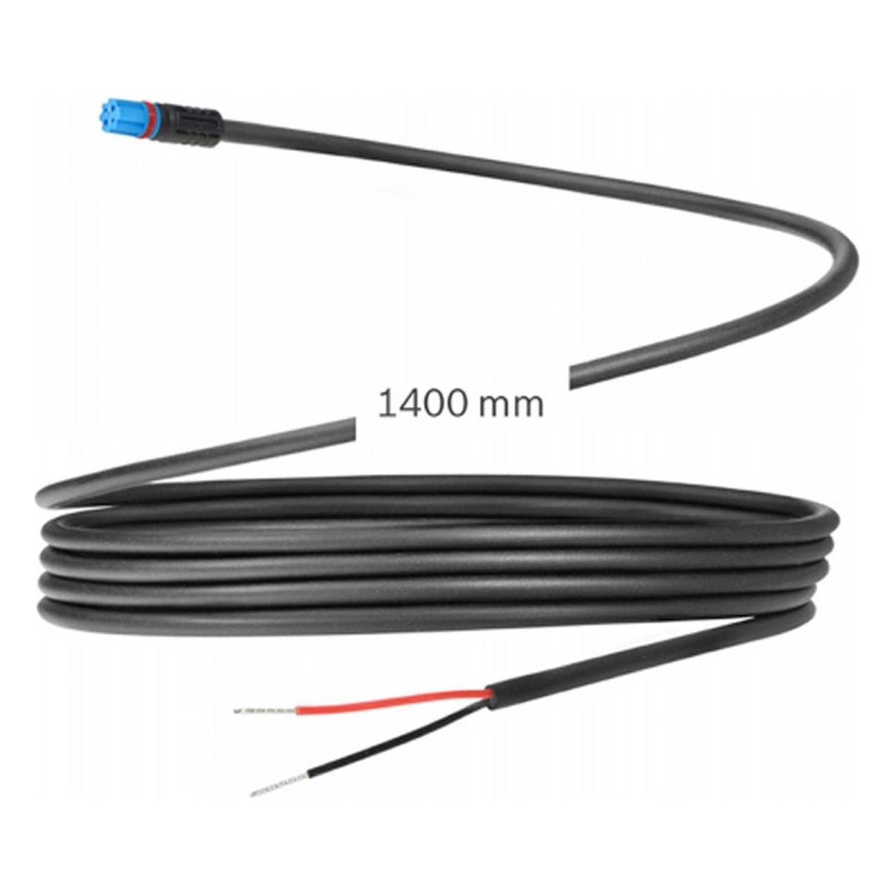 1400 mm Front Light Cable for Ebike - BCH3320_1400, Reliable Replacement - 1