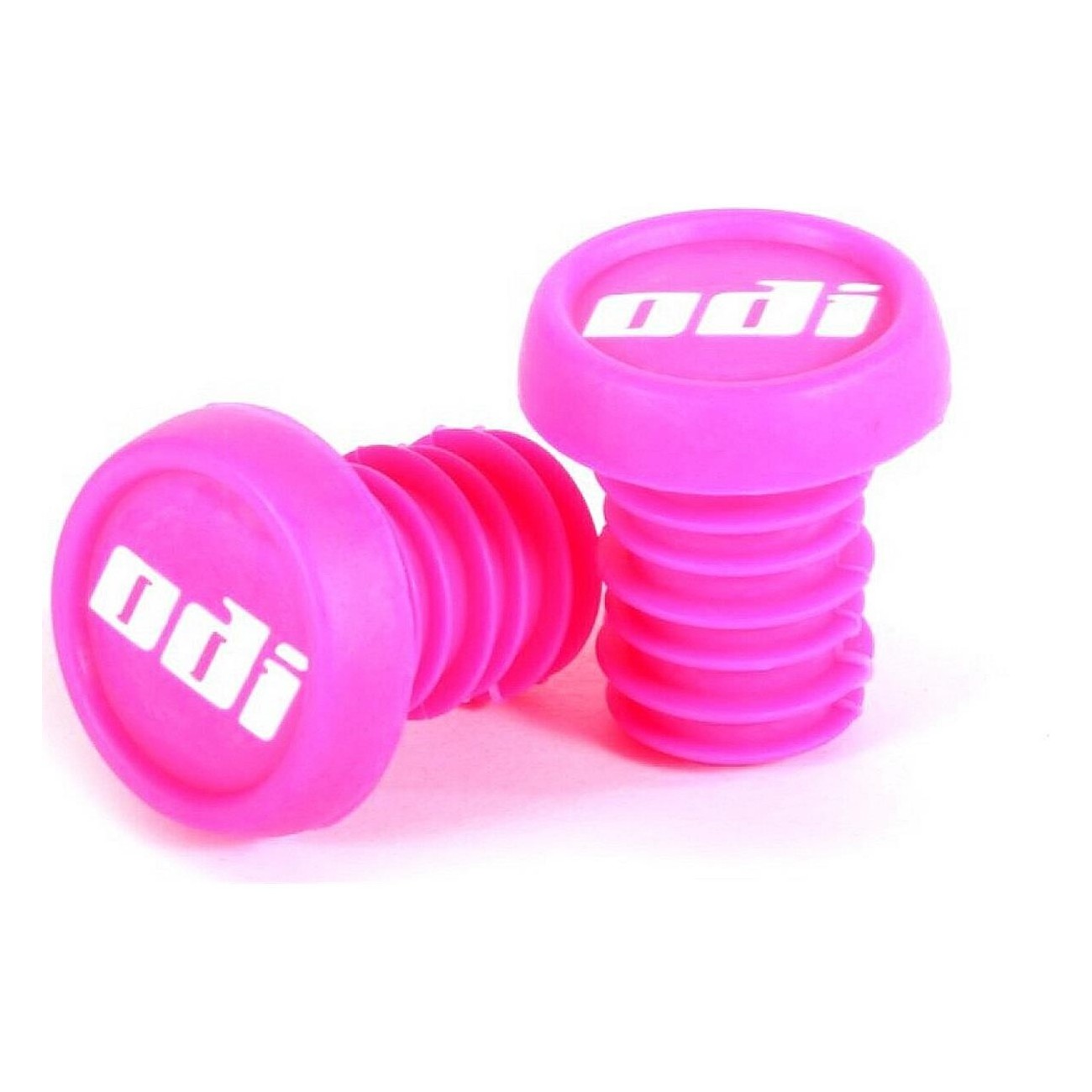 Pink BMX End Caps ODI - Pair with Push Pin System - 1