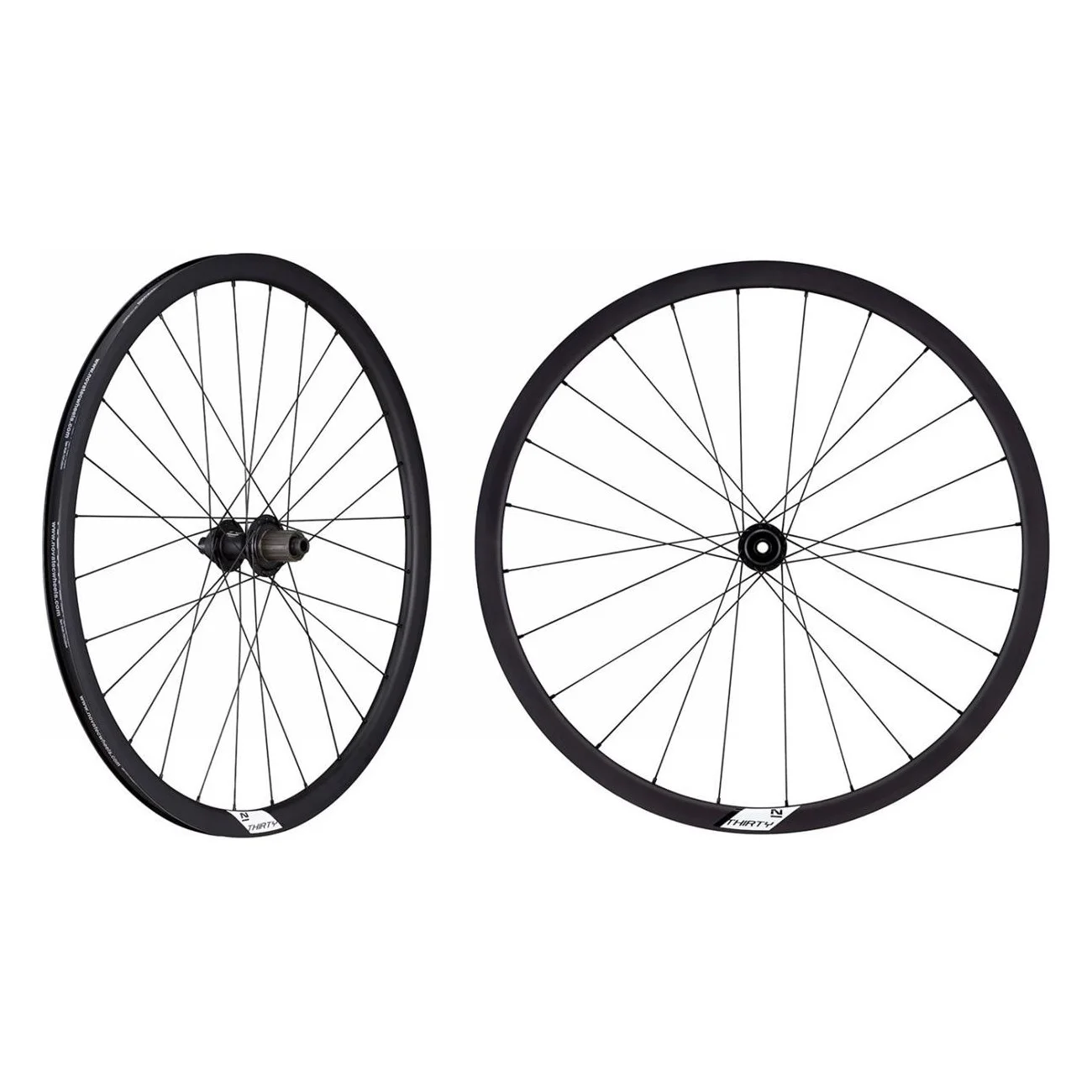 Ensemble de Roues Novatec 30 Disc 28' Tubeless Ready Noir, 12mm - 1