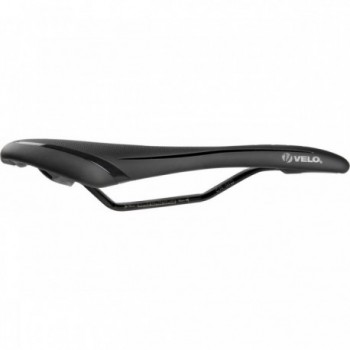 Sella Velo Fit Athlete FC per Strada e MTB, Misura S 286x134 mm, Nero/Argento, Alta Qualità e Comfort - 2 - Selle - 088753902234