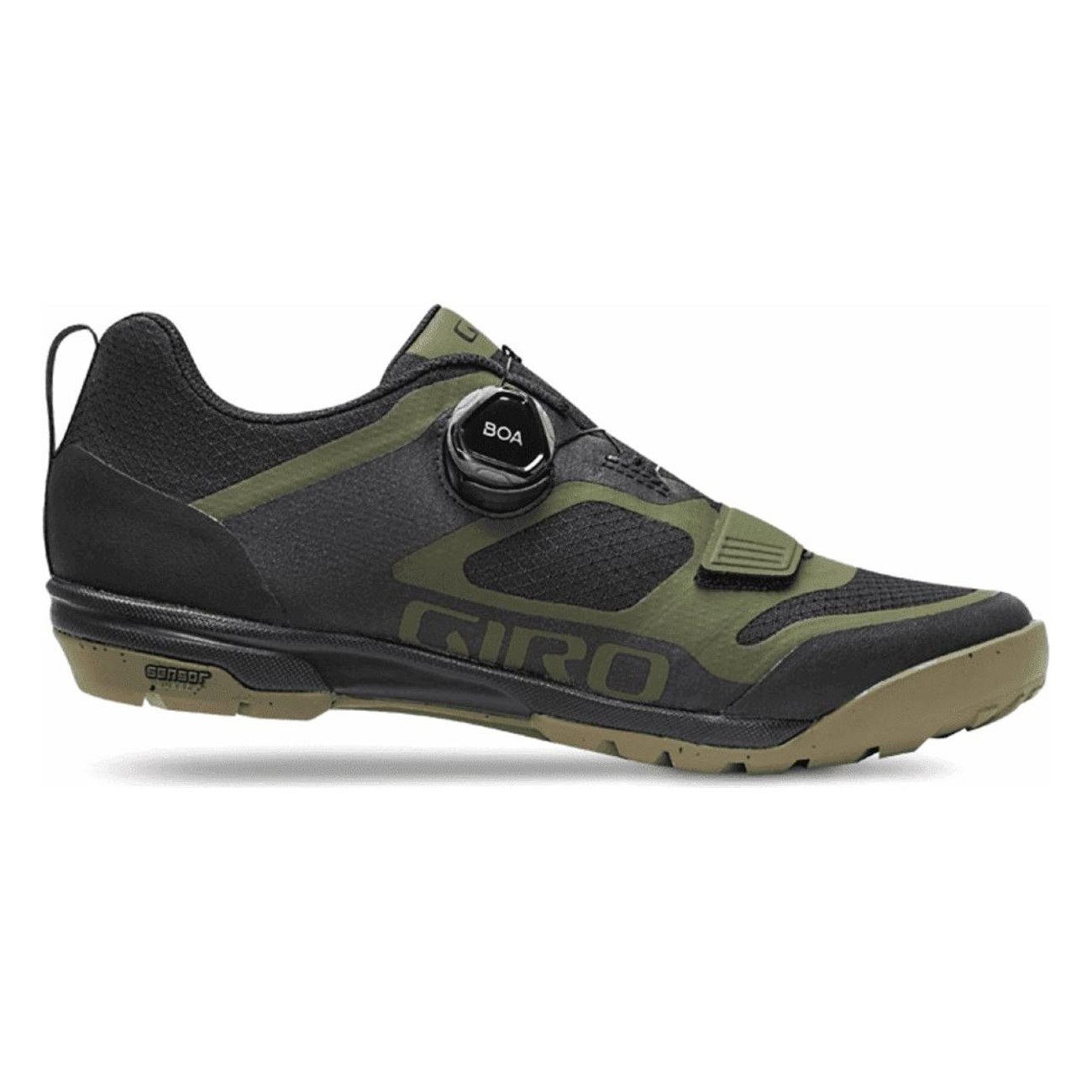 Scarpe Ventana Nero/Verde Oliva Taglia 39 con Suola Sensor e Chiusura BOA - 1 - Scarpe - 0768686319259