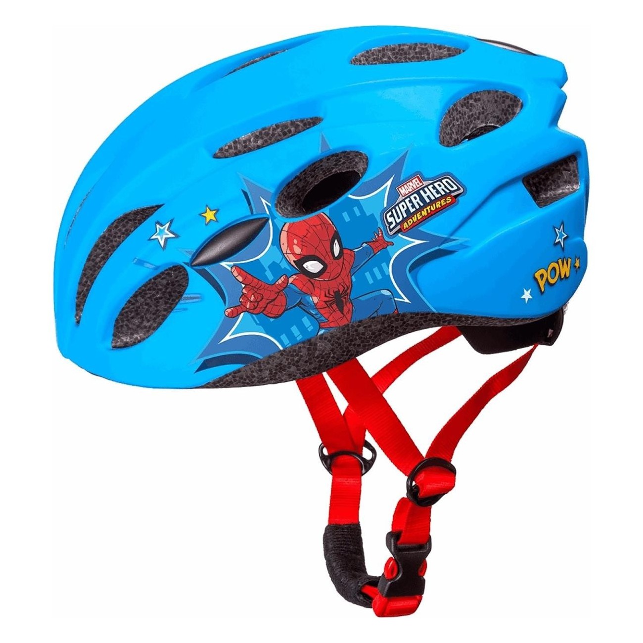 Casque Enfant Disney Marvel Spiderman Bleu Mat, Taille S/M (52-56 cm) - 1