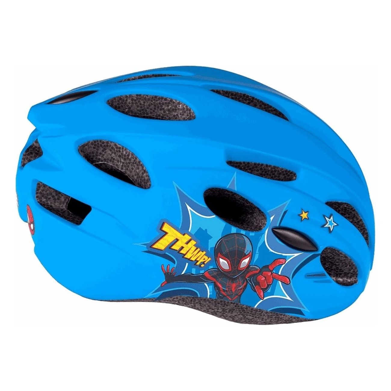 Disney Marvel Spiderman Kids Helmet Blue Matte S/M (52-56 cm) Lightweight - 2