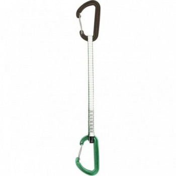 Quickdraw Einzel Grün 25cm - Ideal für Neue Kletterer, 80g, mit Dyneema® Band - 1