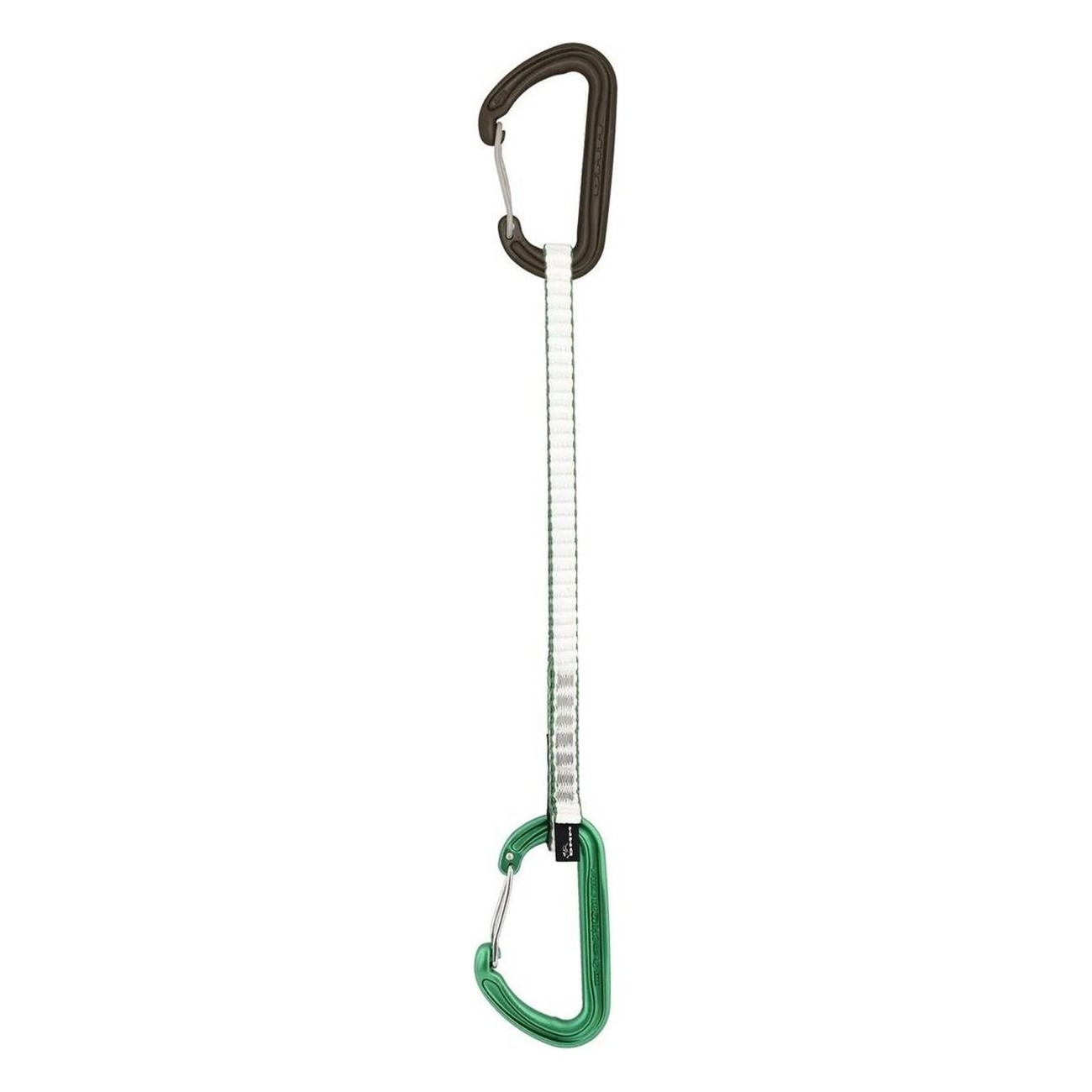 Quickdraw Einzel Grün 25cm - Ideal für Neue Kletterer, 80g, mit Dyneema® Band - 1