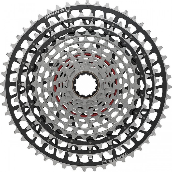 Cassette SRAM XS-1299 12 Velocidades 10-52T para MTB con X-Sync y X-Dome - 1