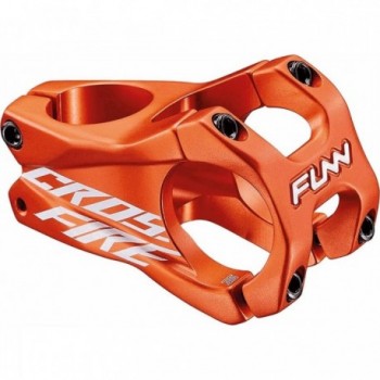 Attacco Manubrio MTB Crossfire 31,8x35mm in Alluminio Arancio 0° 130g - FUNN - 1 - Attacchi manubrio - 4712931189834