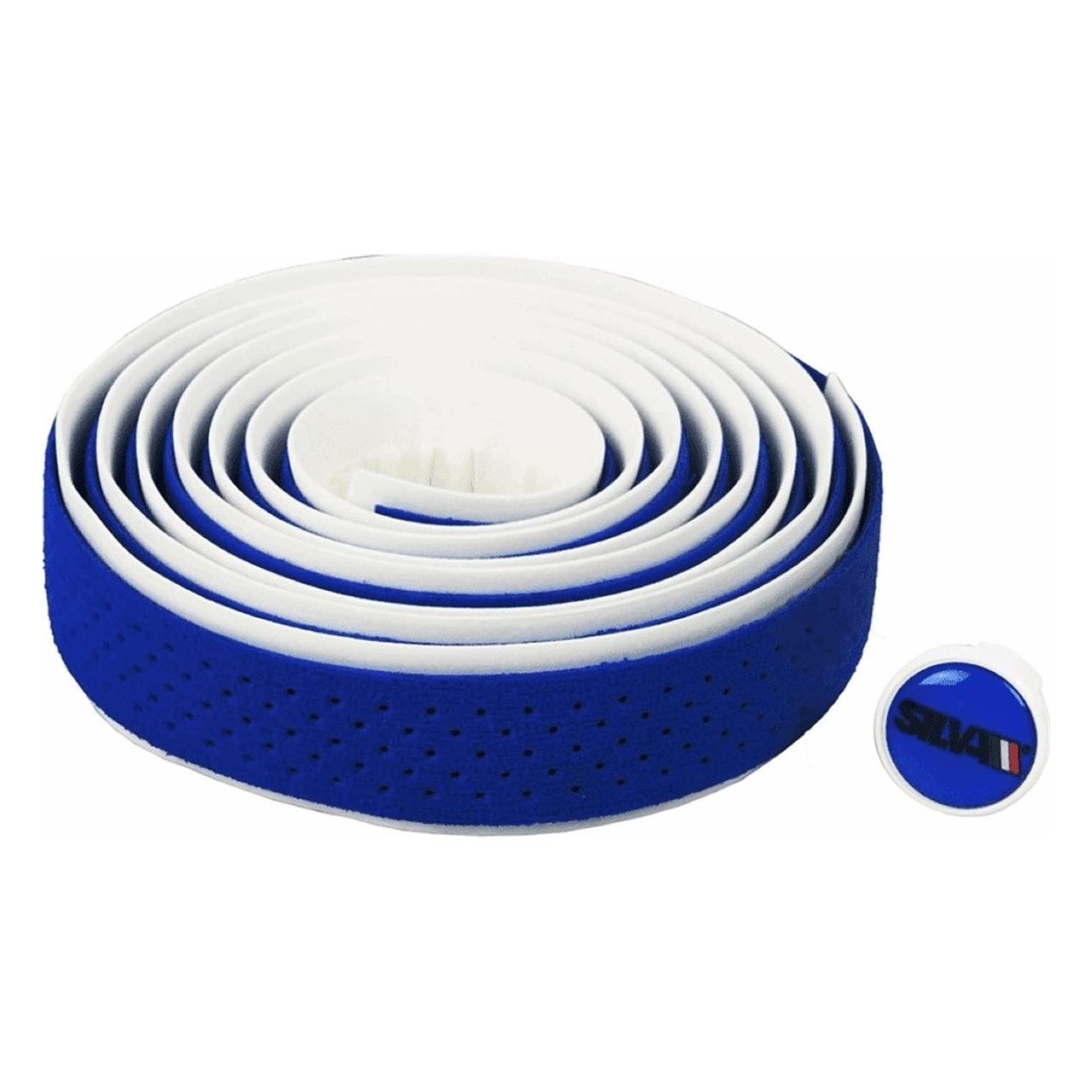 Blue Reverse Handlebar Tape with White Stripe for Adults - 1