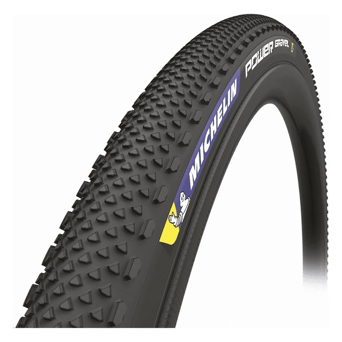 28' 700x33 Power Gravel V2 Black TLR Folding Tire with Exceptional Grip - 1