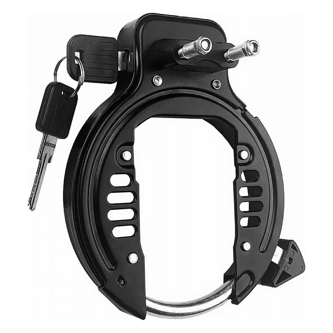 Cadenas BONIN pour Cadre de Vélo 57mm Noir avec Fixation à 2 Vis - 2