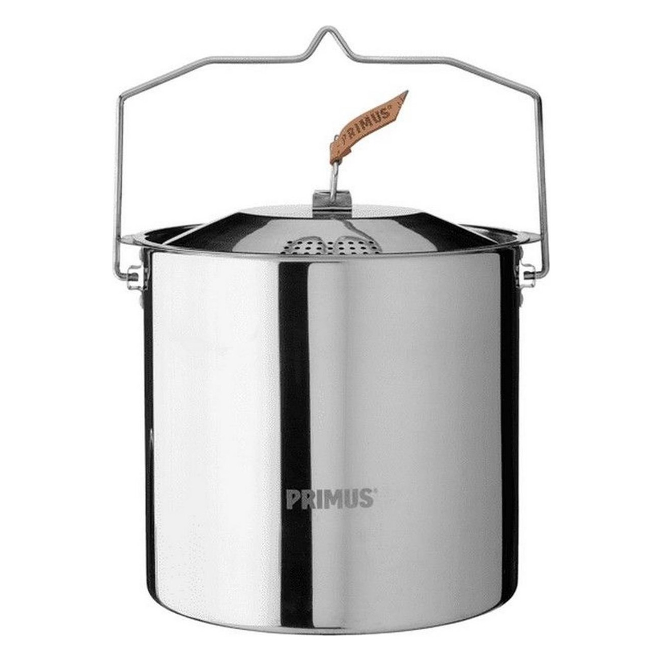 Casserole CampFire en Acier Inox 5L pour Soupe et Ragoût en Plein Air - 1