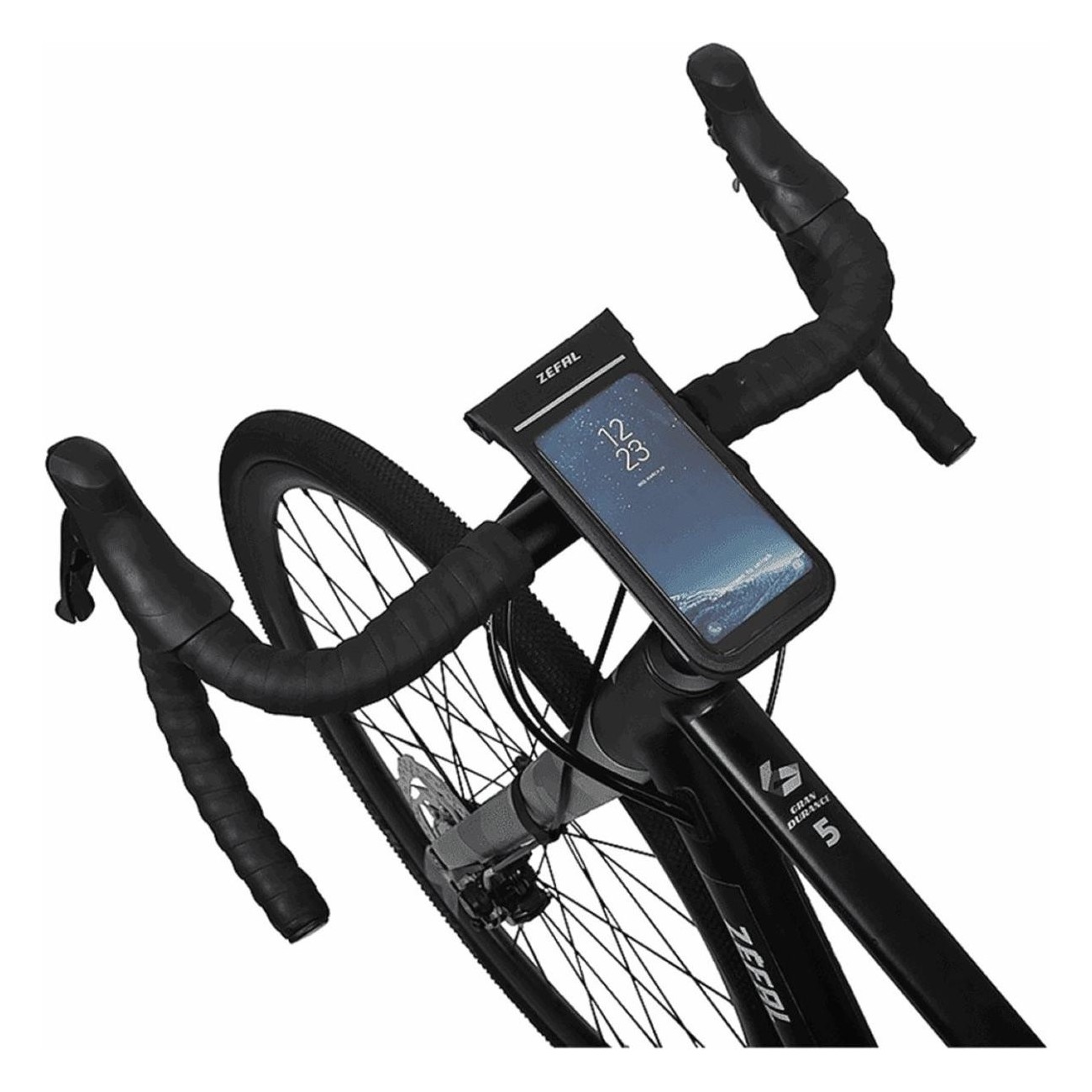 Supporto Smartphone Impermeabile Z Console Dry L per Manubrio Bici con Touchscreen e Strisce Rifrangenti - 5 - Borse e bauletti 