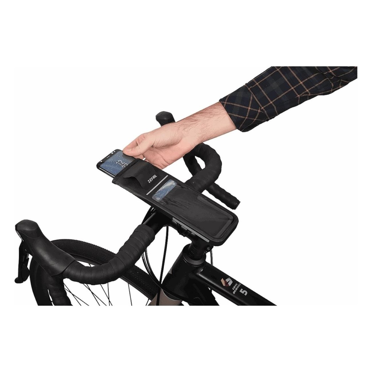 Supporto Smartphone Impermeabile Z Console Dry L per Manubrio Bici con Touchscreen e Strisce Rifrangenti - 6 - Borse e bauletti 