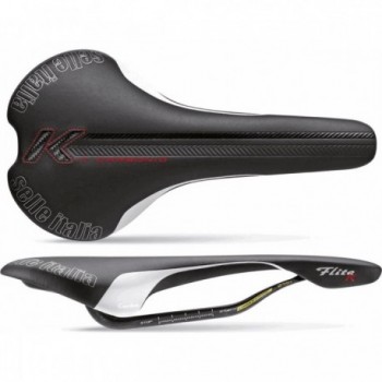 Selle FLITE 145x275mm L1 en CarbonKeramic Noir, 180g - Légère et Résistante - 1