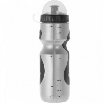 M-Wave PBO 700-NS Trinkflasche 650-700cc Silber/Schwarz mit Anti-Rutsch - 2